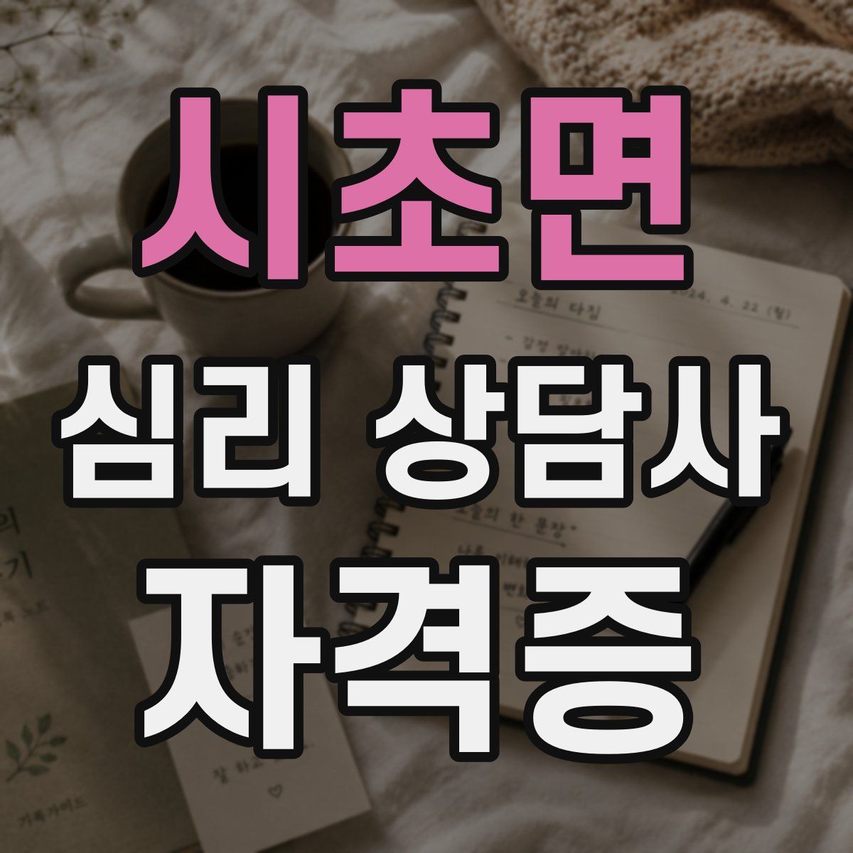 시초면 심리 상담사 자격증
