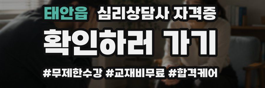 태안읍 심리 상담사 자격증