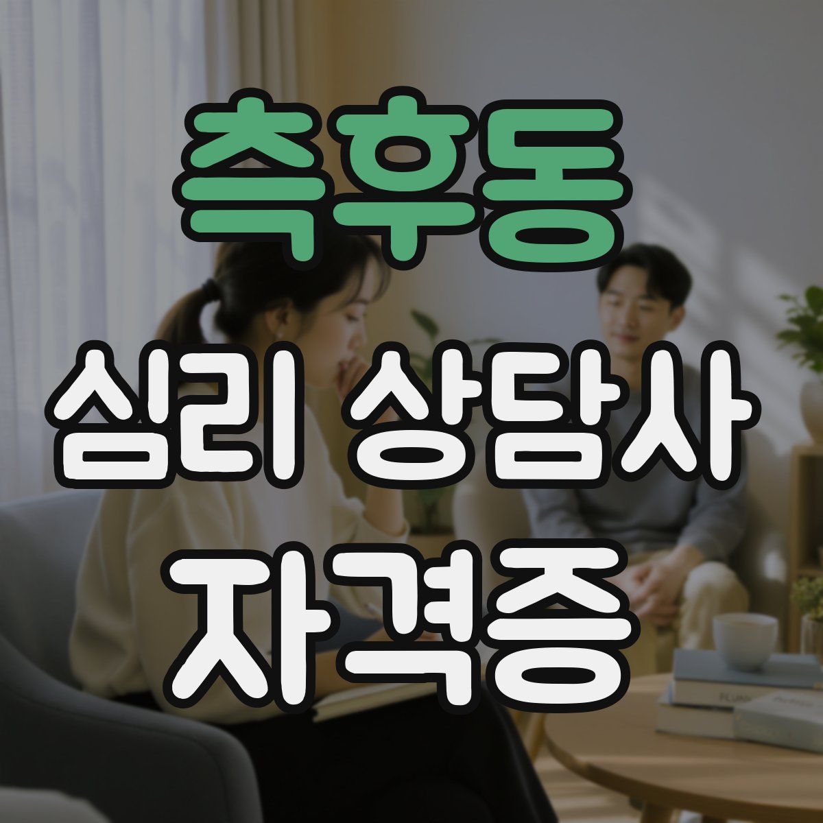 측후동 심리 상담사 자격증