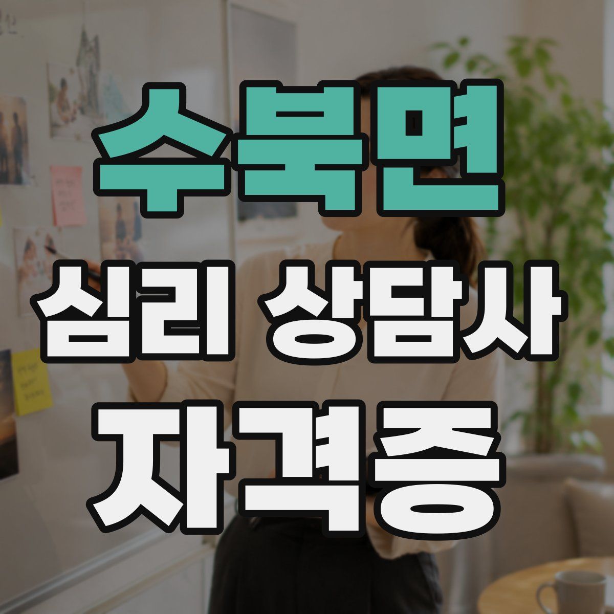 수북면 심리 상담사 자격증