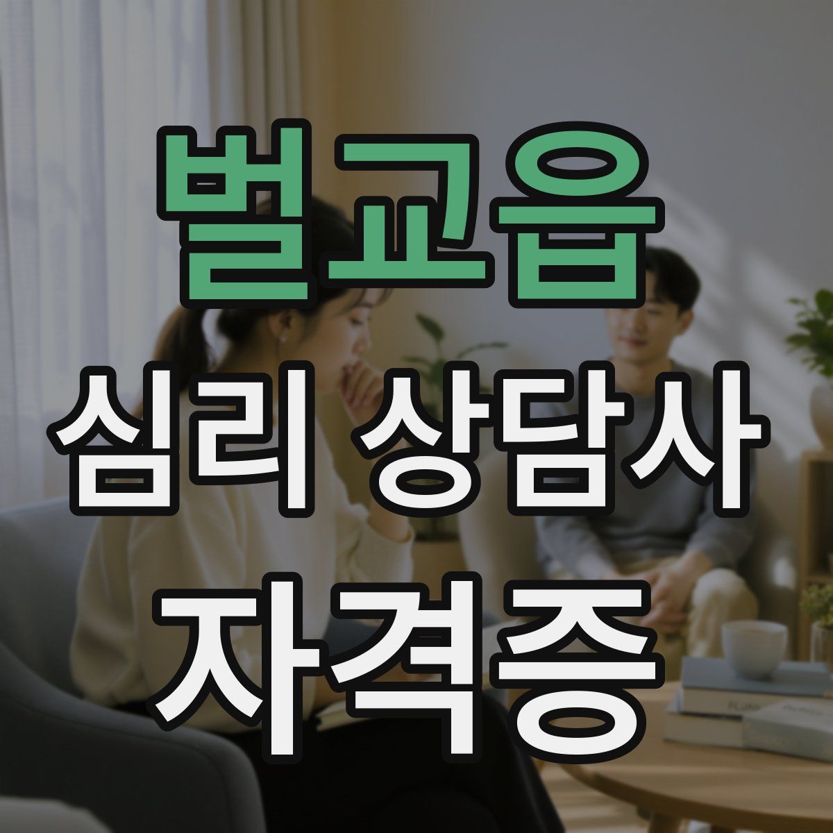 벌교읍 심리 상담사 자격증
