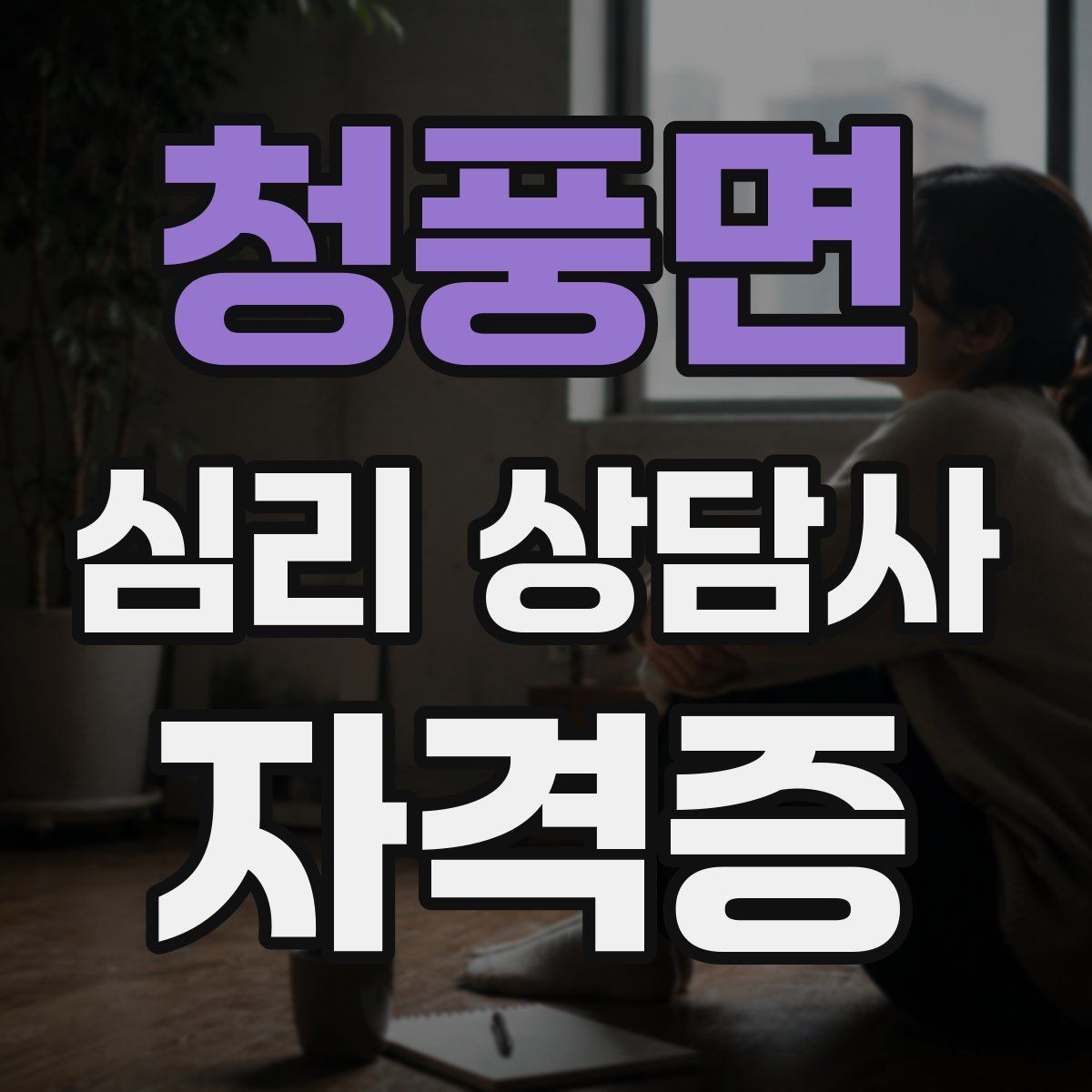 청풍면 심리 상담사 자격증