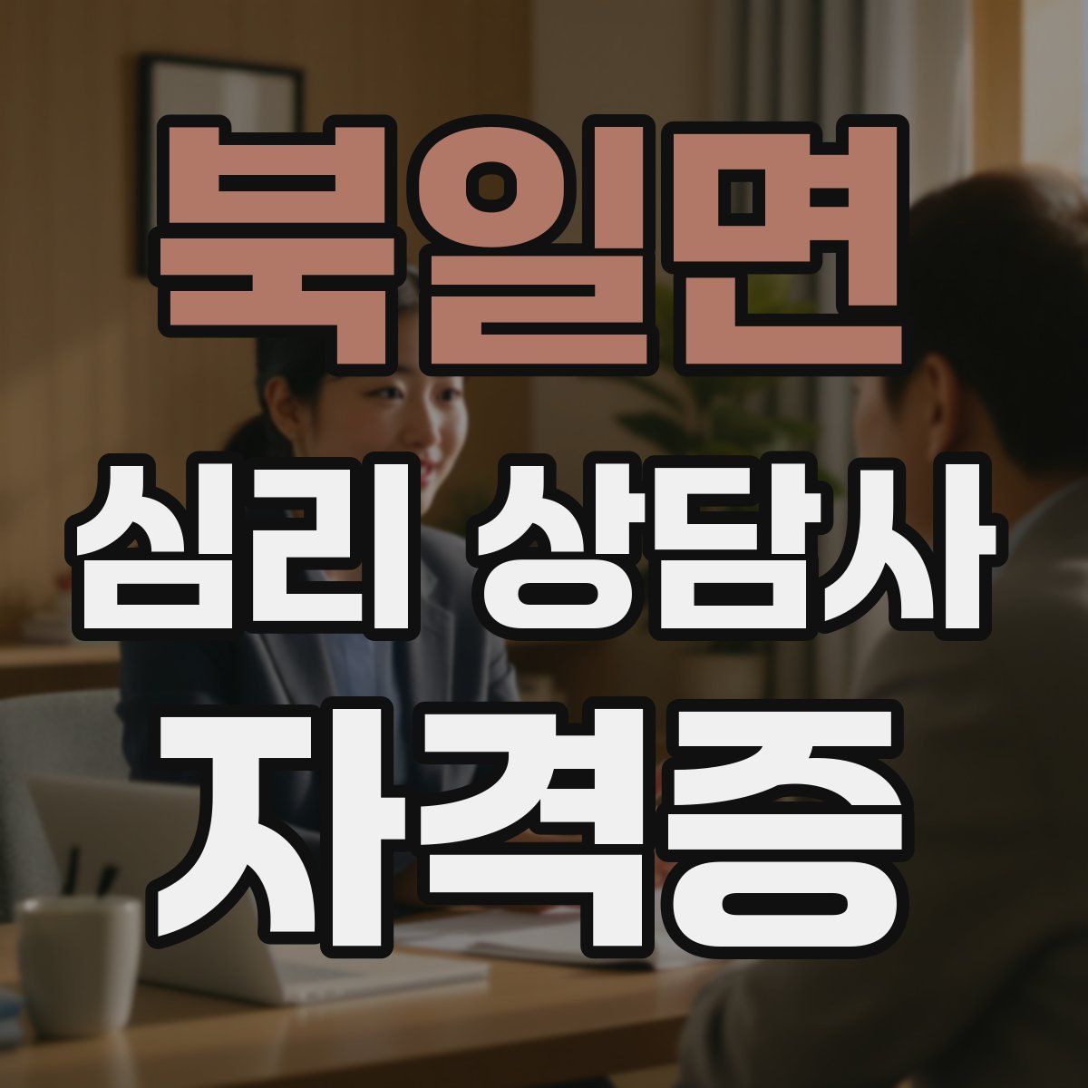 북일면 심리 상담사 자격증