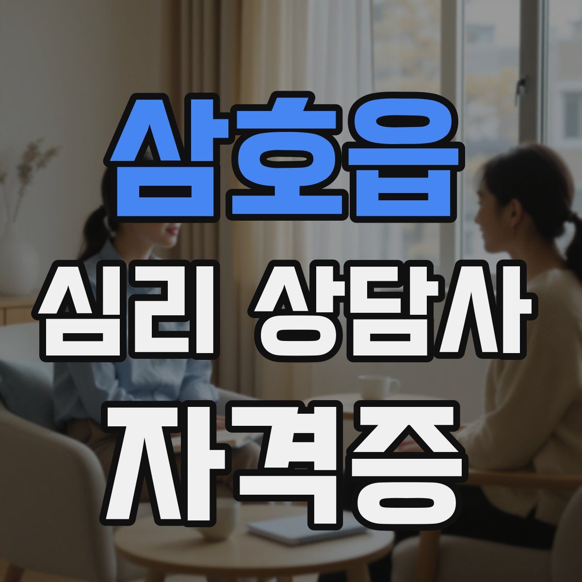 삼호읍 심리 상담사 자격증