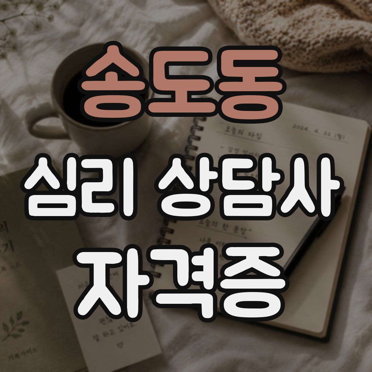 송도동 심리 상담사 자격증
