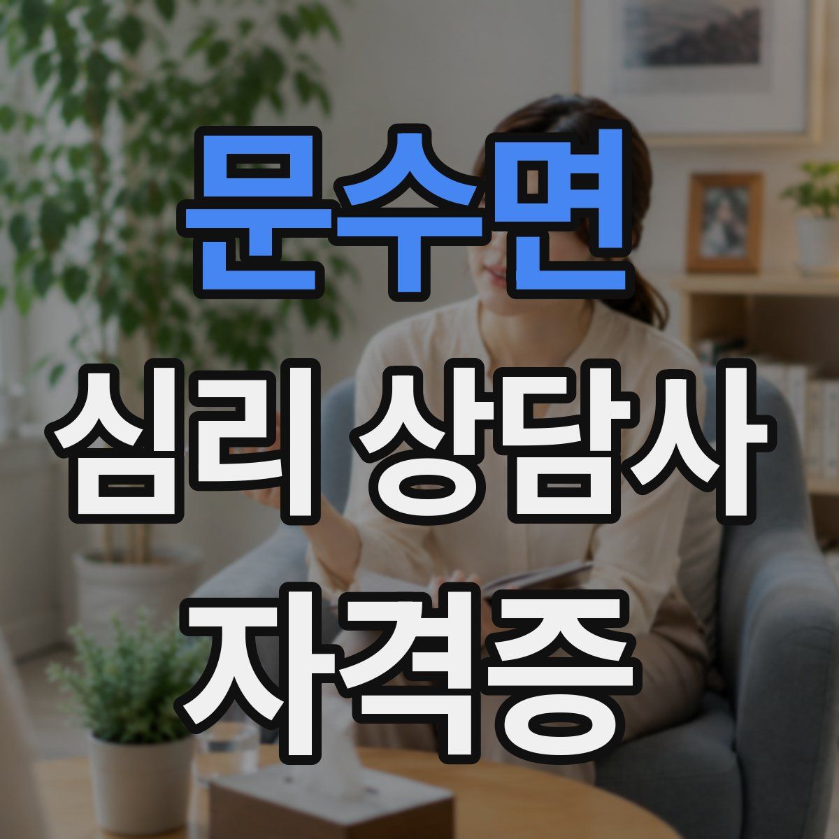문수면 심리 상담사 자격증