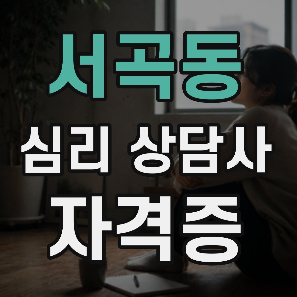 서곡동 심리 상담사 자격증