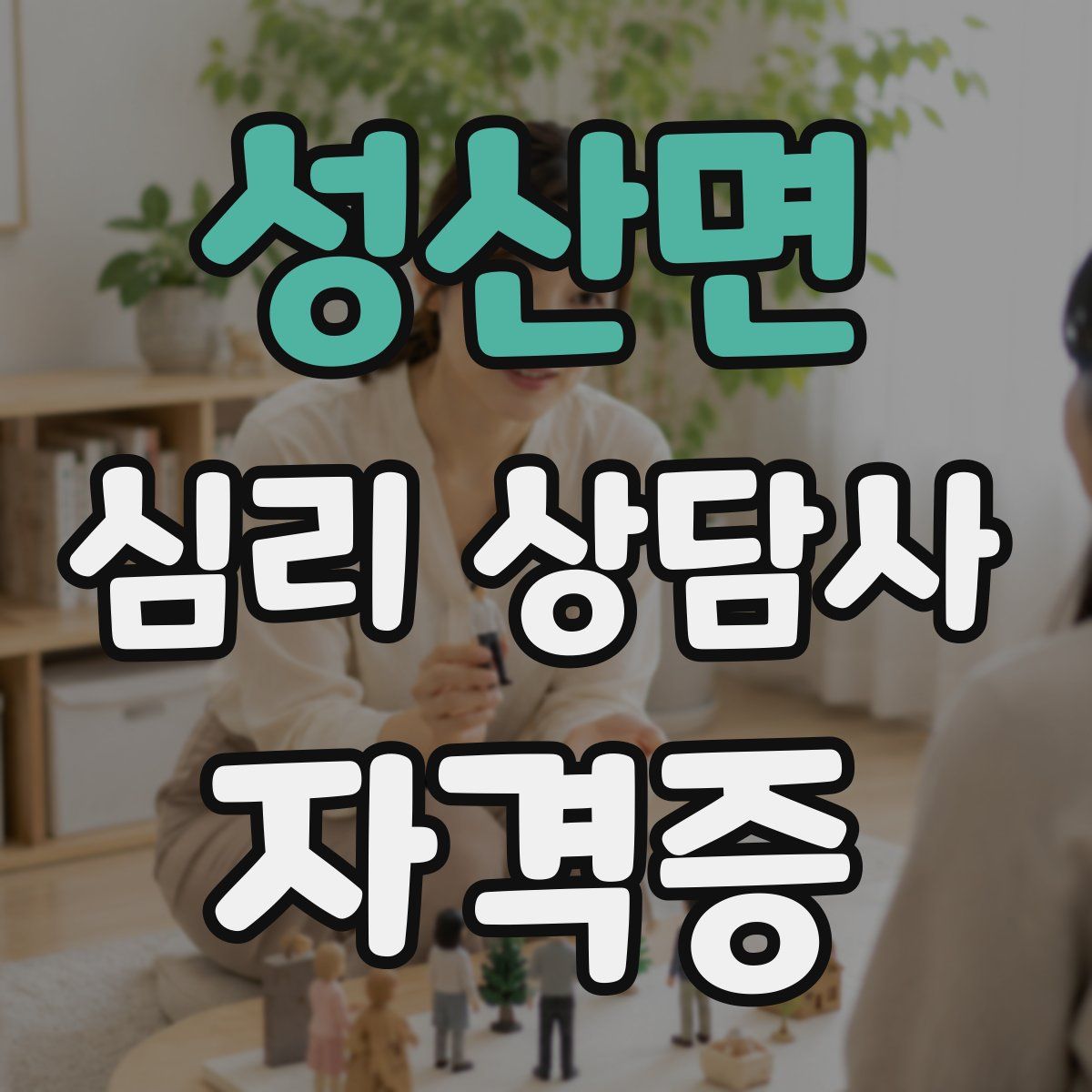 성산면 심리 상담사 자격증