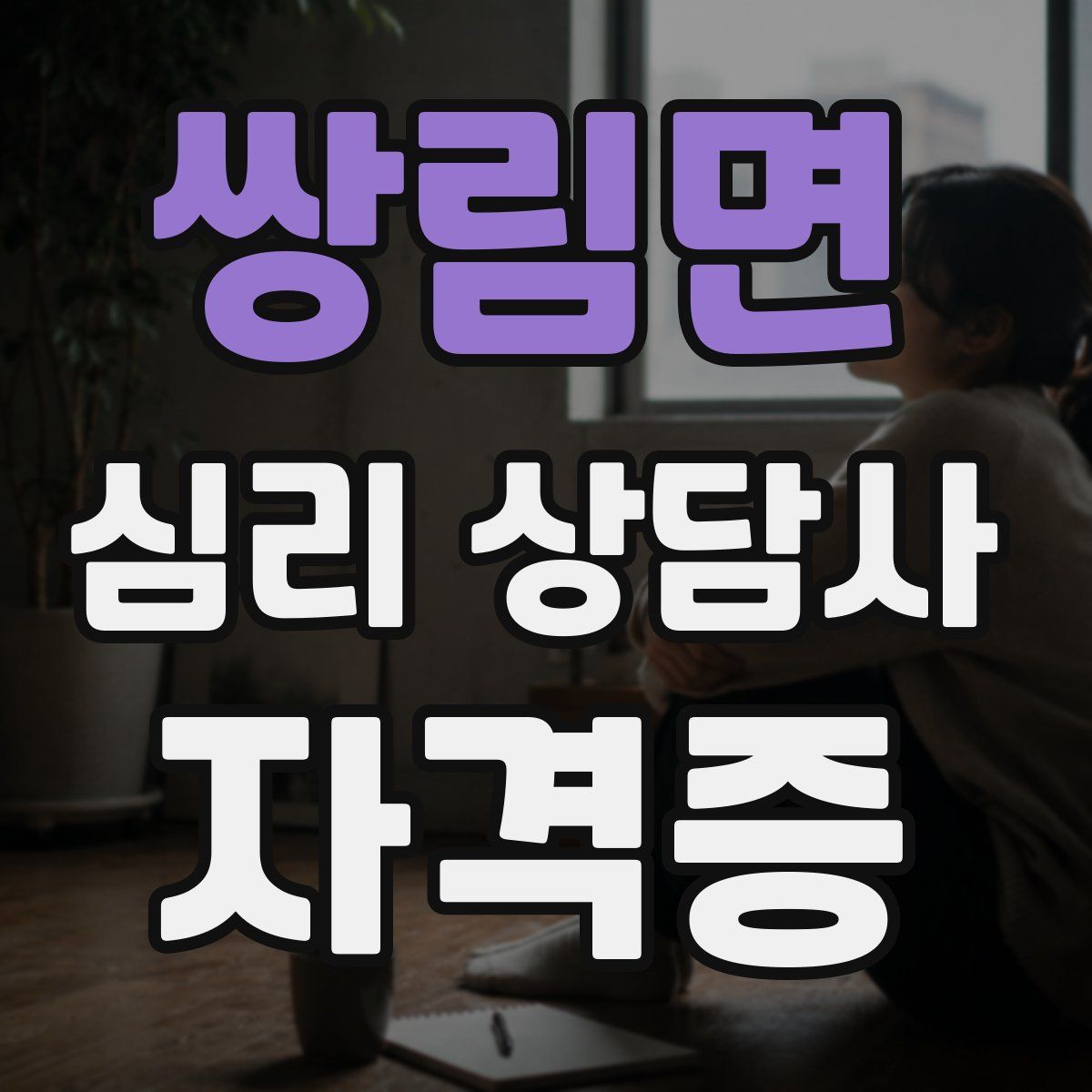 쌍림면 심리 상담사 자격증