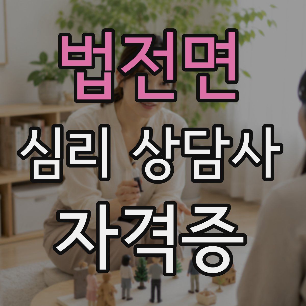 법전면 심리 상담사 자격증