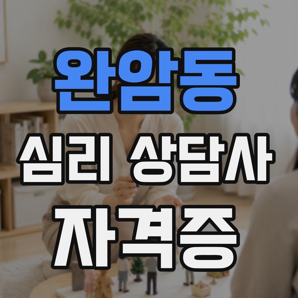 완암동 심리 상담사 자격증