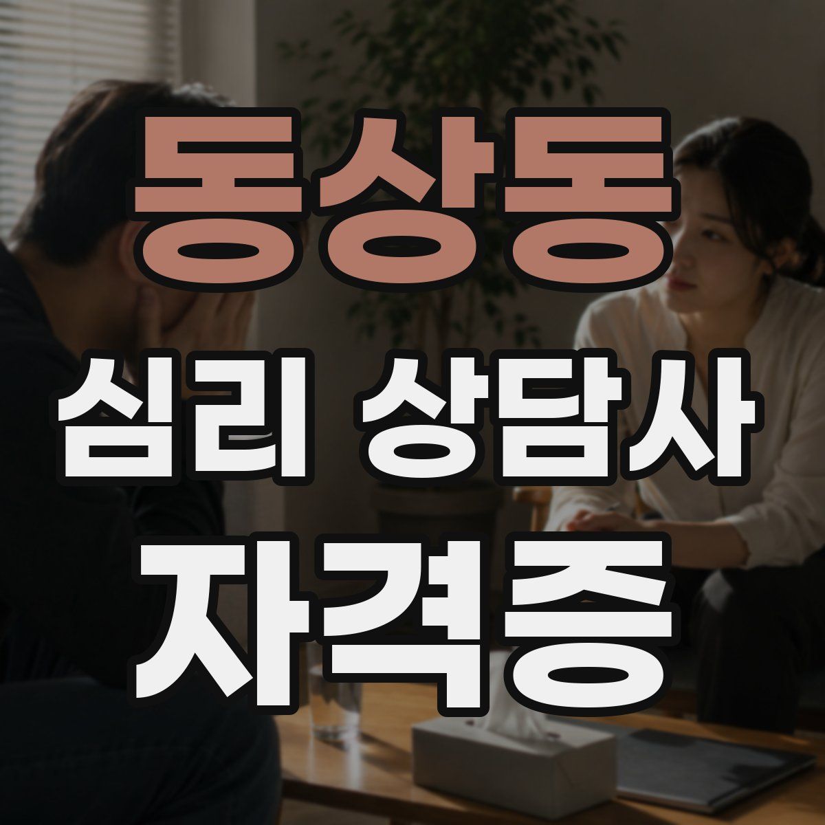동상동 심리 상담사 자격증