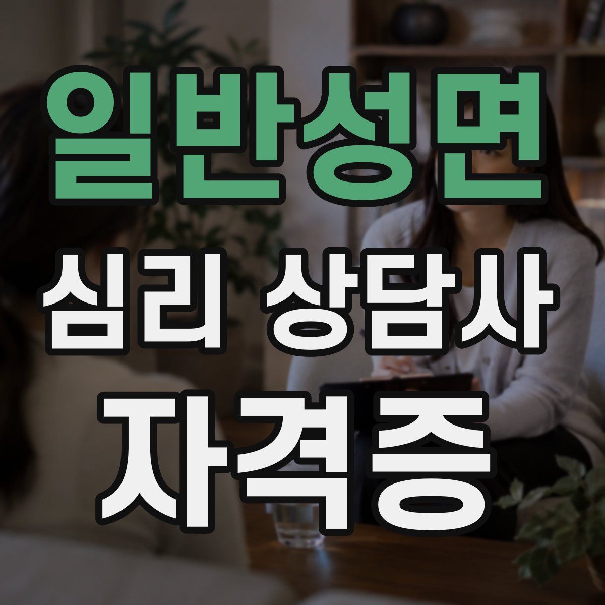 일반성면 심리 상담사 자격증