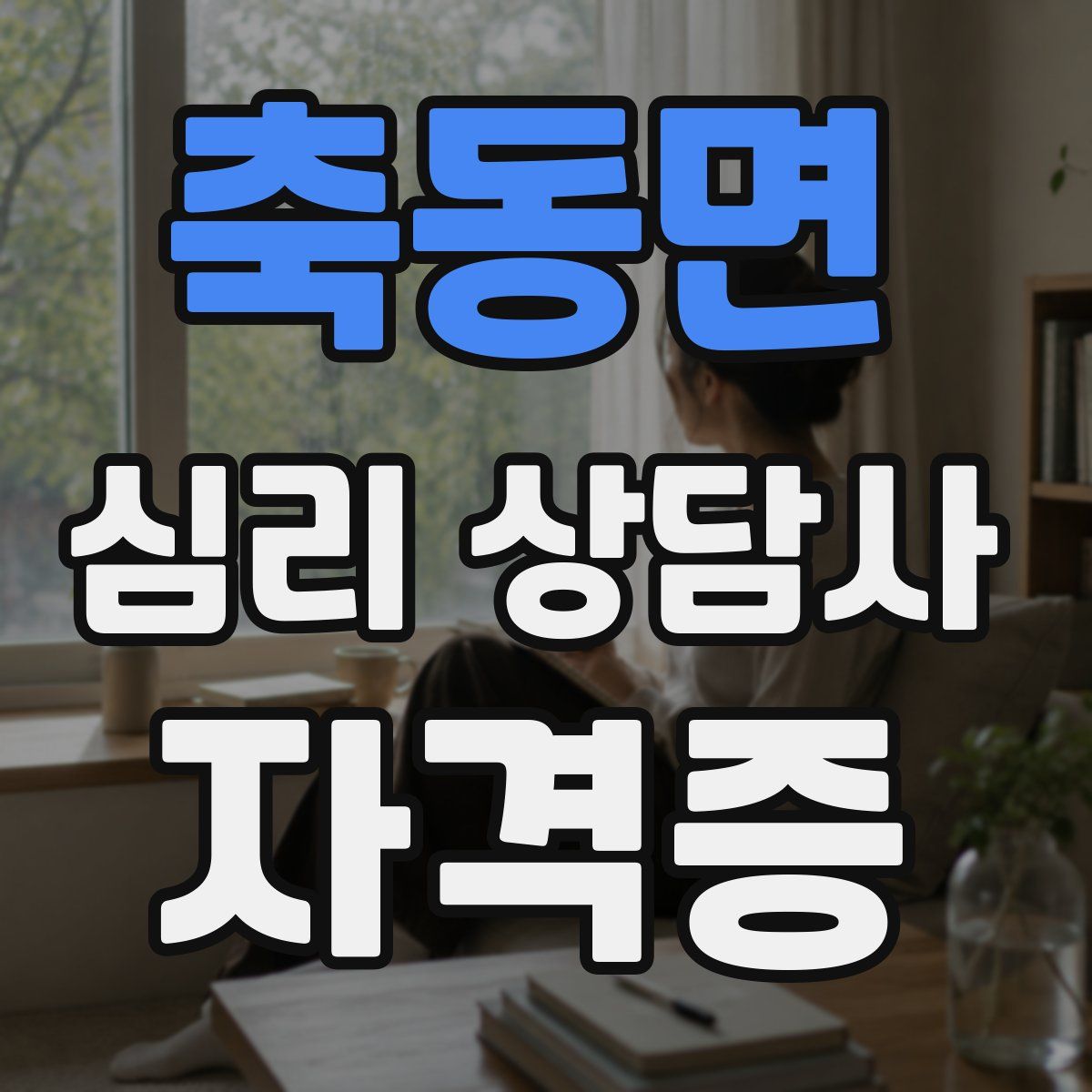 축동면 심리 상담사 자격증