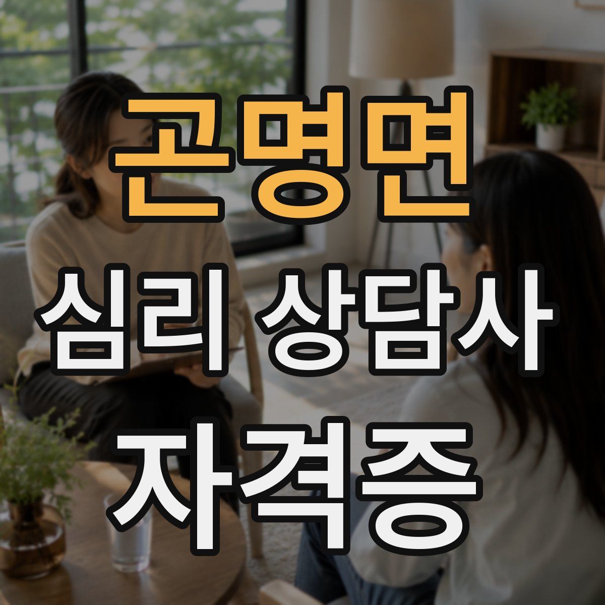 곤명면 심리 상담사 자격증