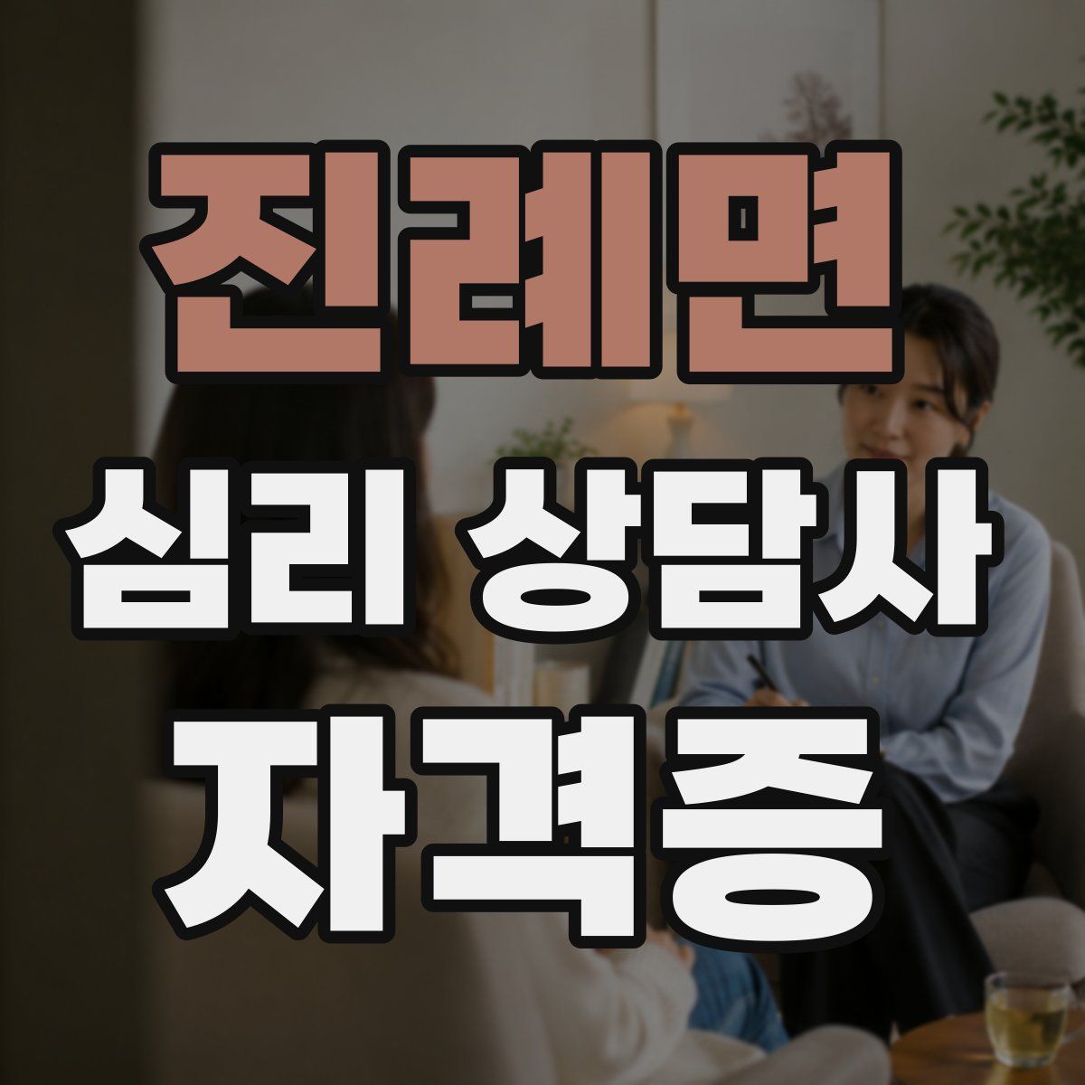 진례면 심리 상담사 자격증