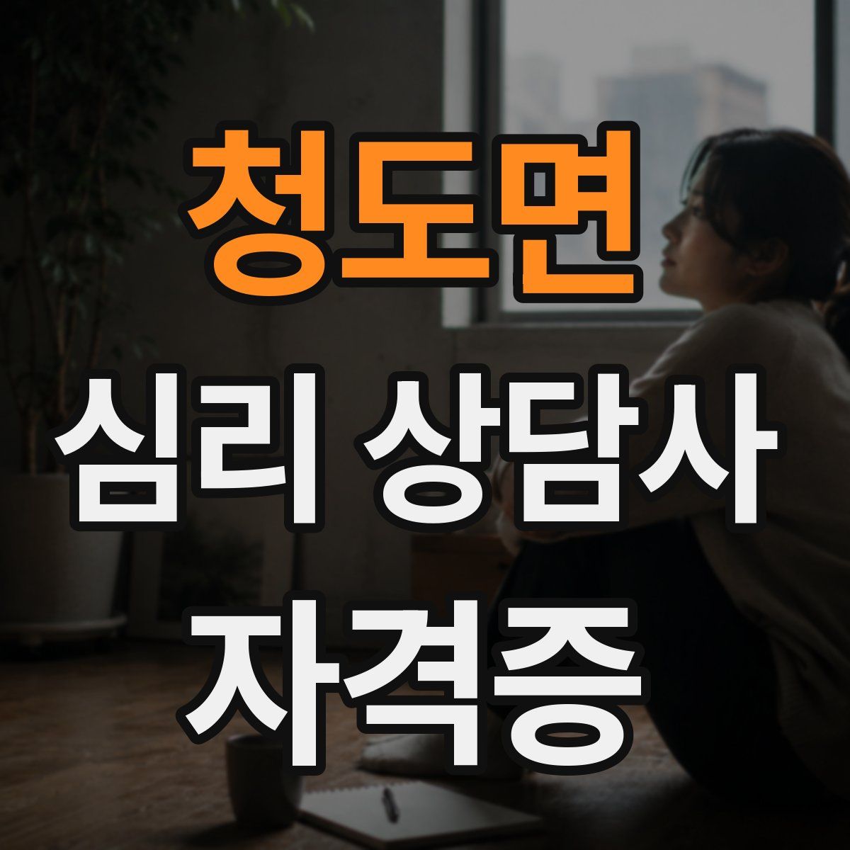 청도면 심리 상담사 자격증