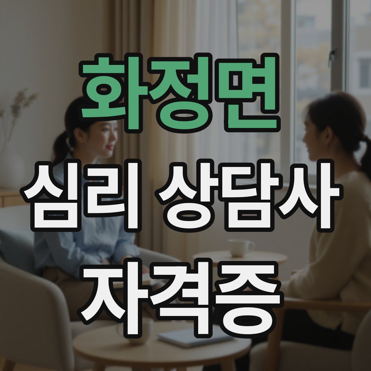 화정면 심리 상담사 자격증