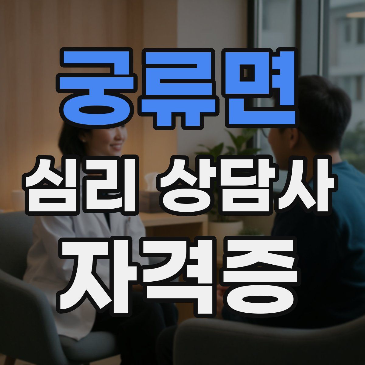 궁류면 심리 상담사 자격증