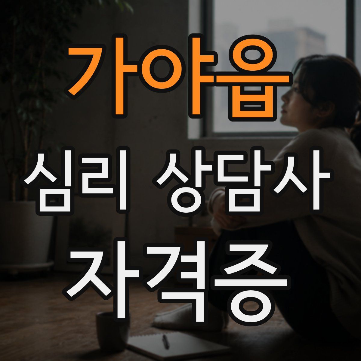 가야읍 심리 상담사 자격증