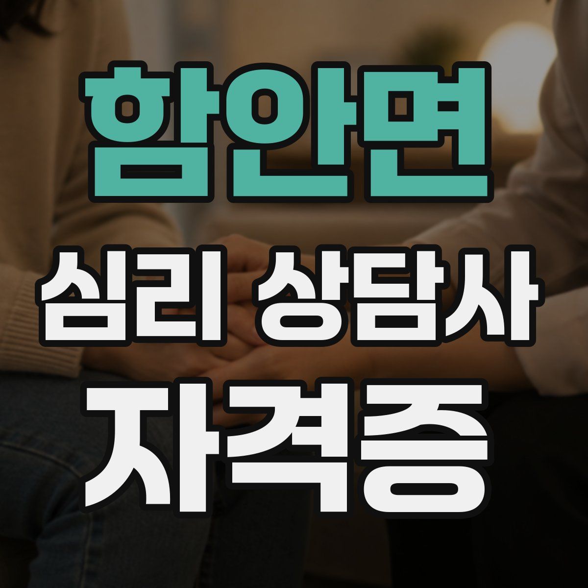 함안면 심리 상담사 자격증