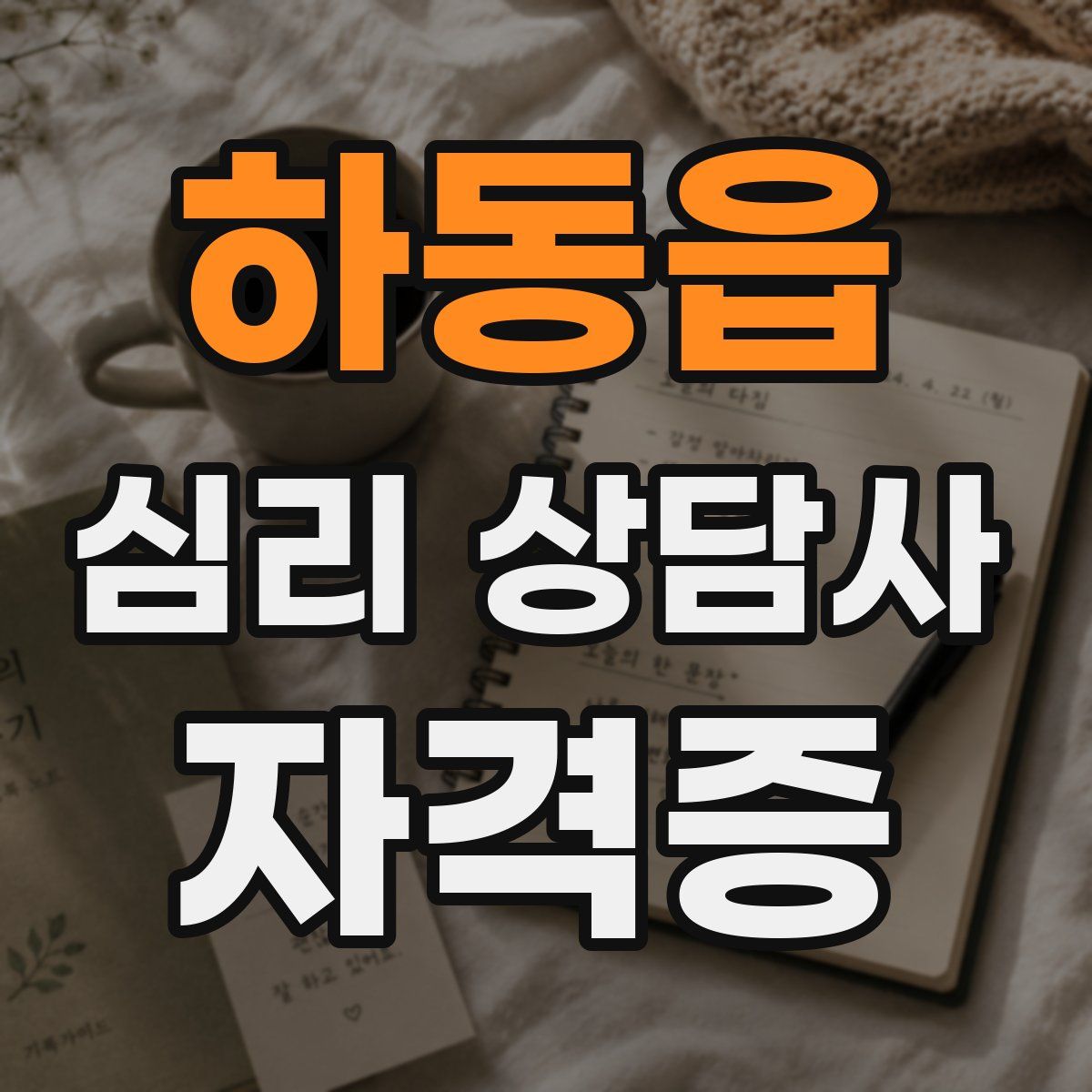 하동읍 심리 상담사 자격증