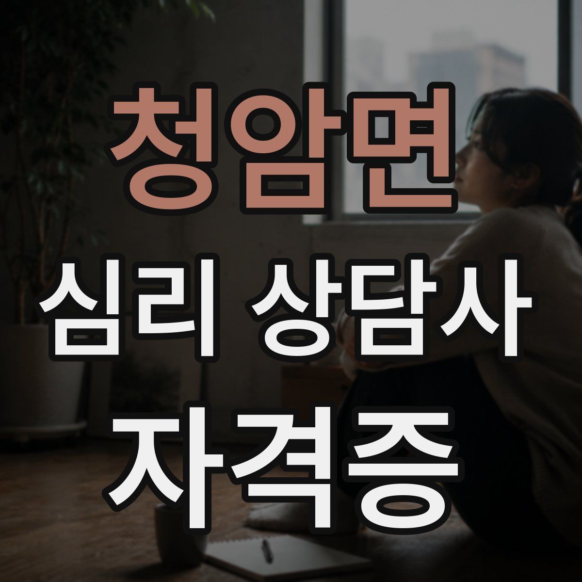 청암면 심리 상담사 자격증