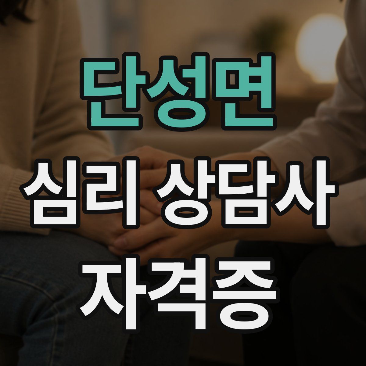 단성면 심리 상담사 자격증
