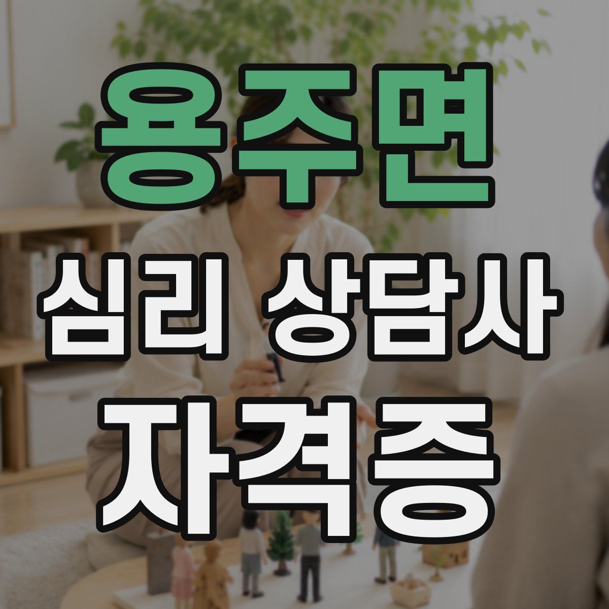 용주면 심리 상담사 자격증