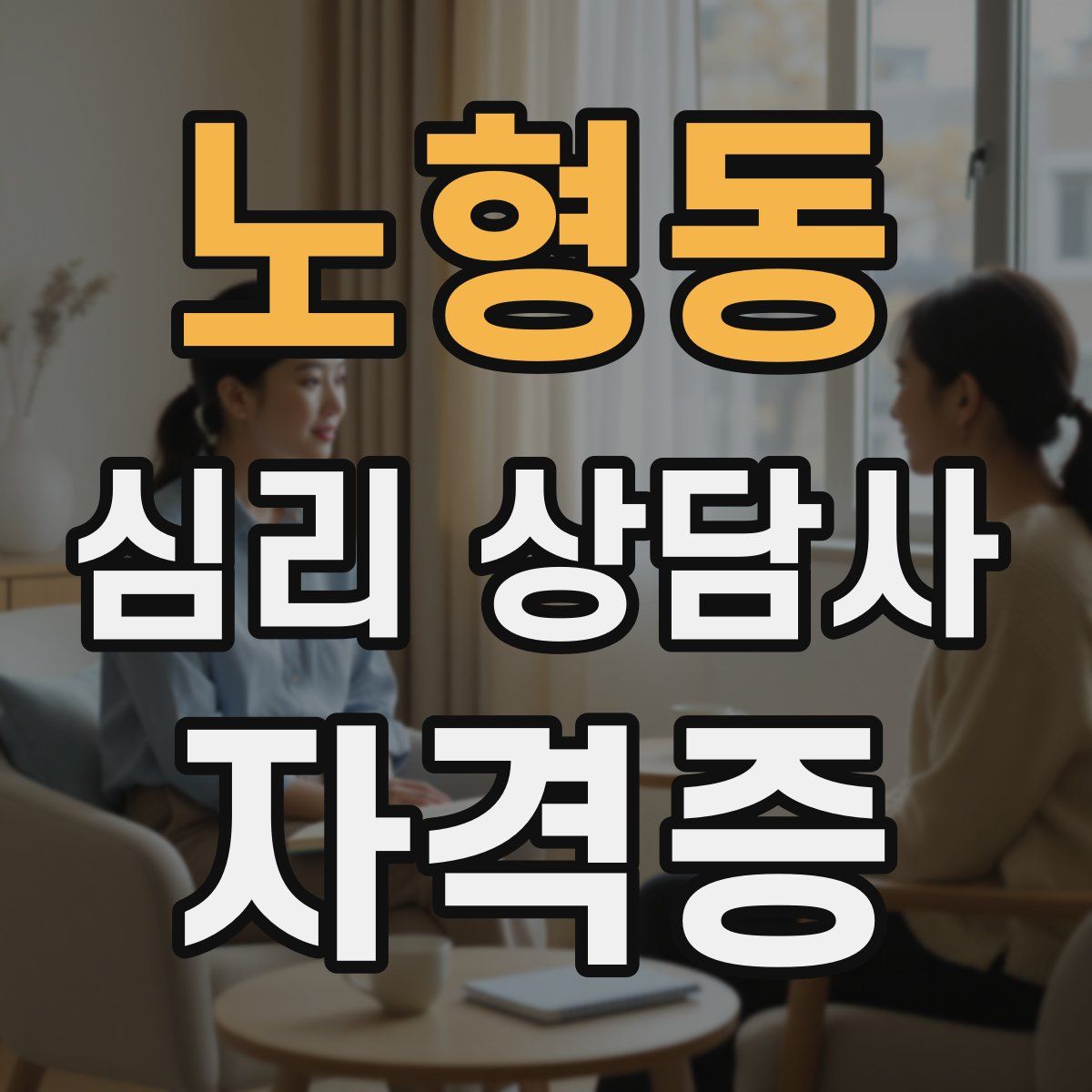 노형동 심리 상담사 자격증
