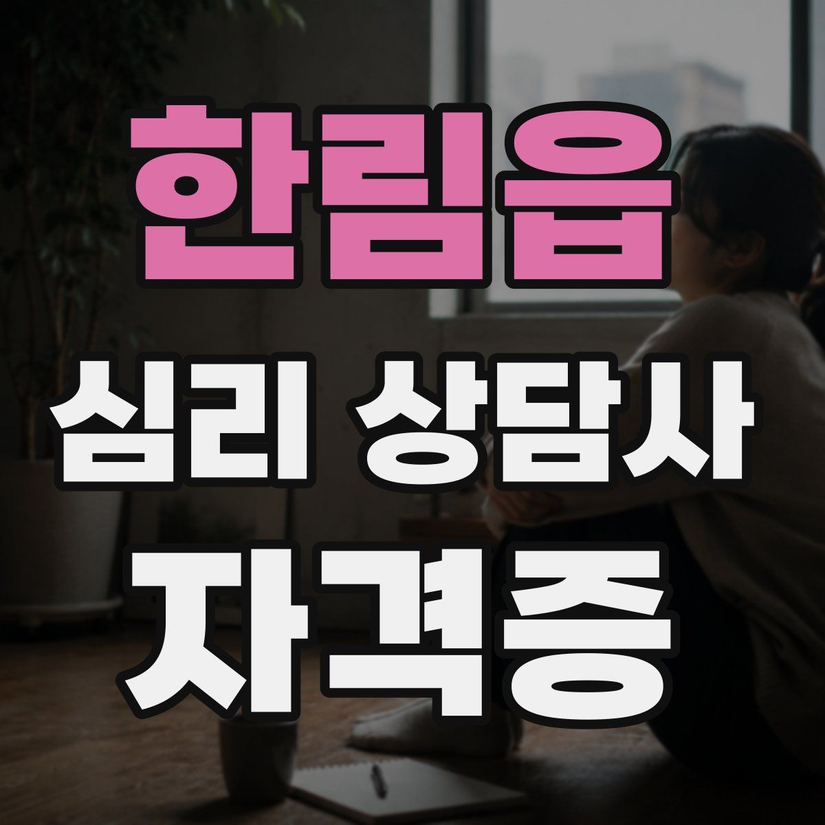 한림읍 심리 상담사 자격증