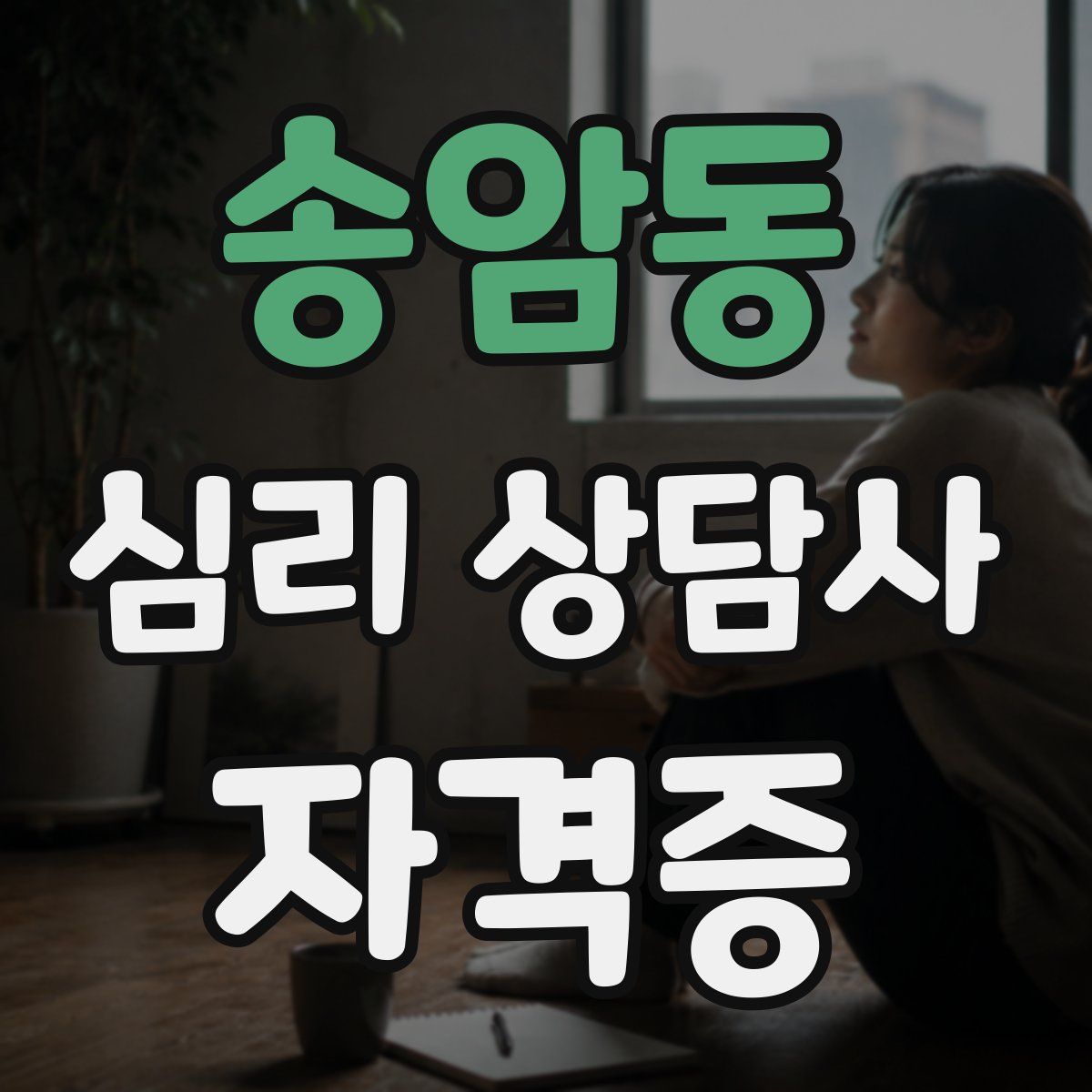 송암동 심리 상담사 자격증