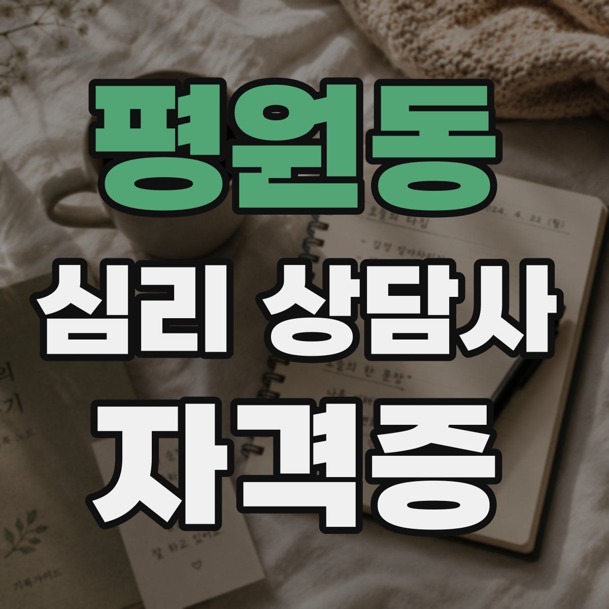 평원동 심리 상담사 자격증