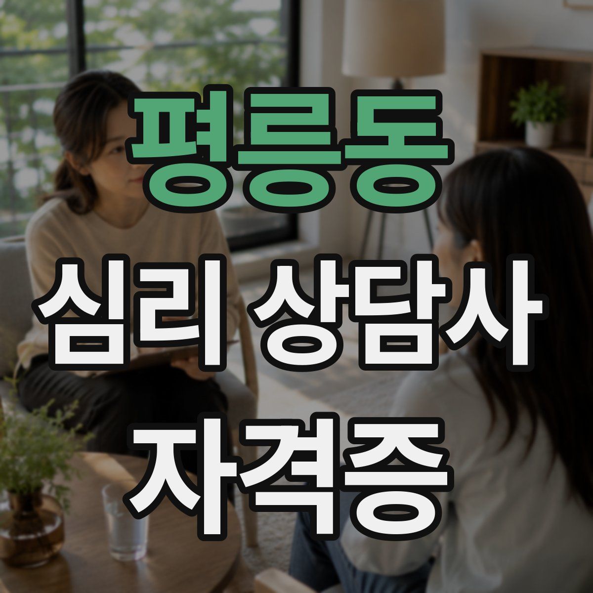 평릉동 심리 상담사 자격증