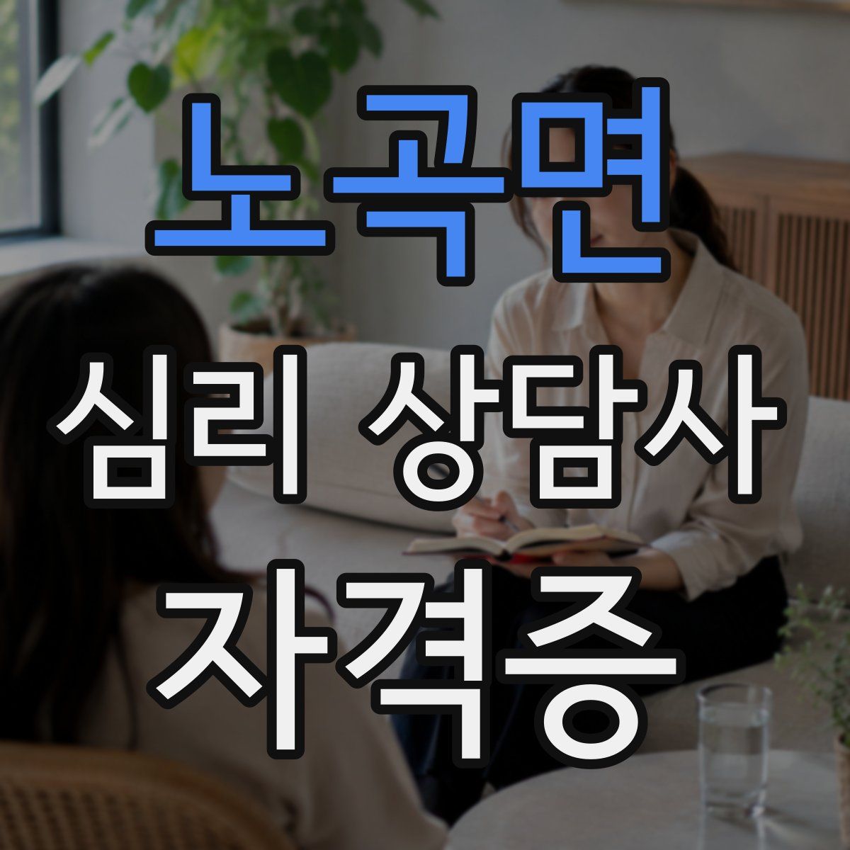 노곡면 심리 상담사 자격증