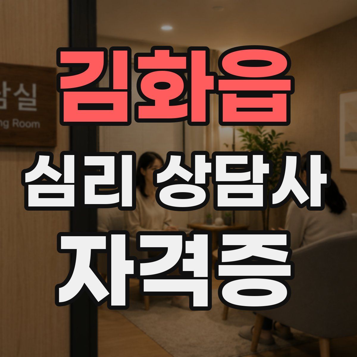 김화읍 심리 상담사 자격증