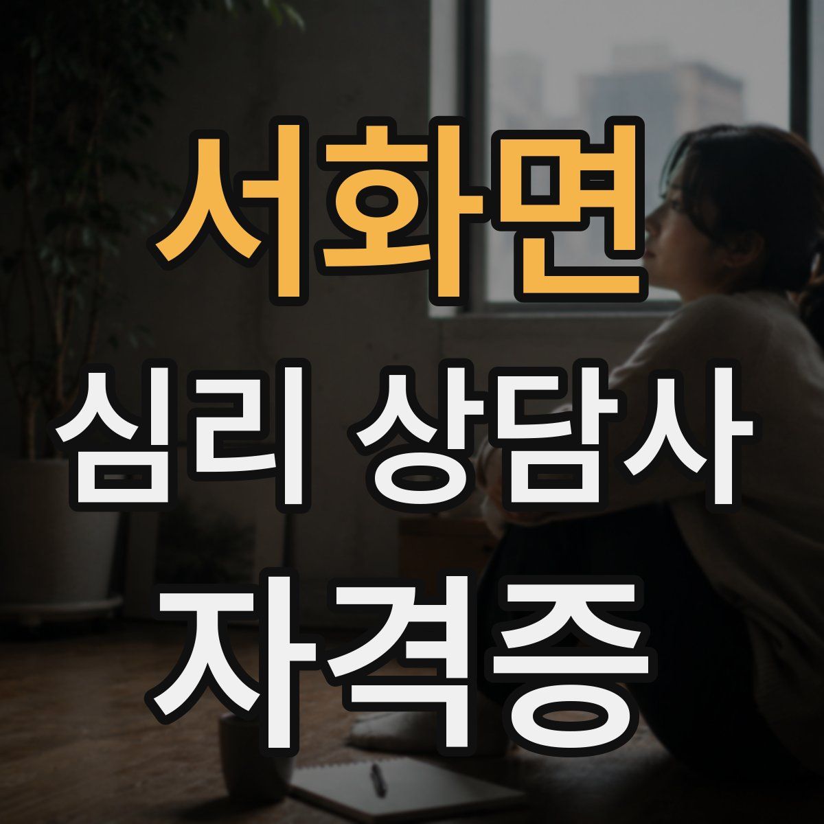 서화면 심리 상담사 자격증