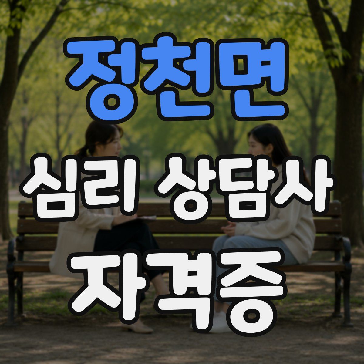 정천면 심리 상담사 자격증