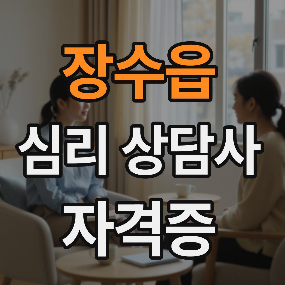 장수읍 심리 상담사 자격증