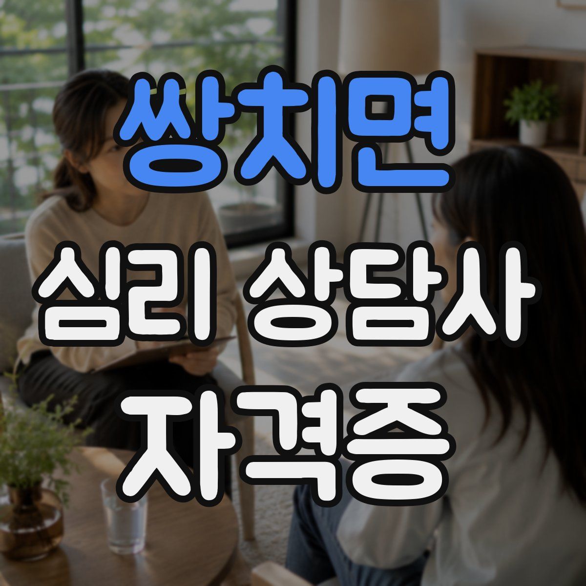 쌍치면 심리 상담사 자격증
