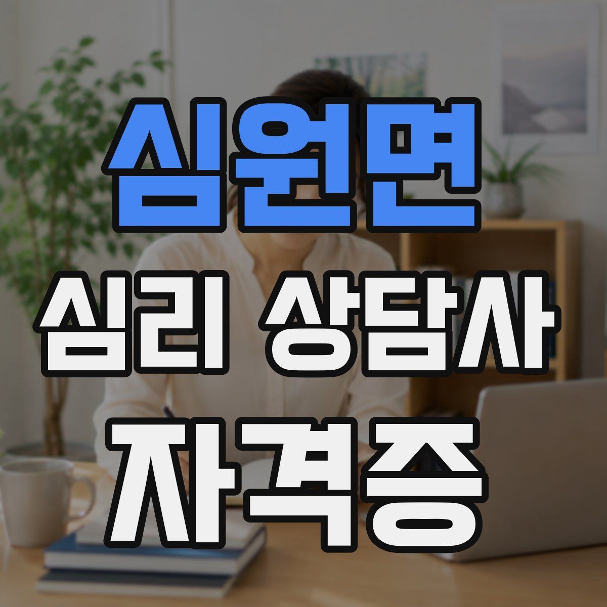 심원면 심리 상담사 자격증