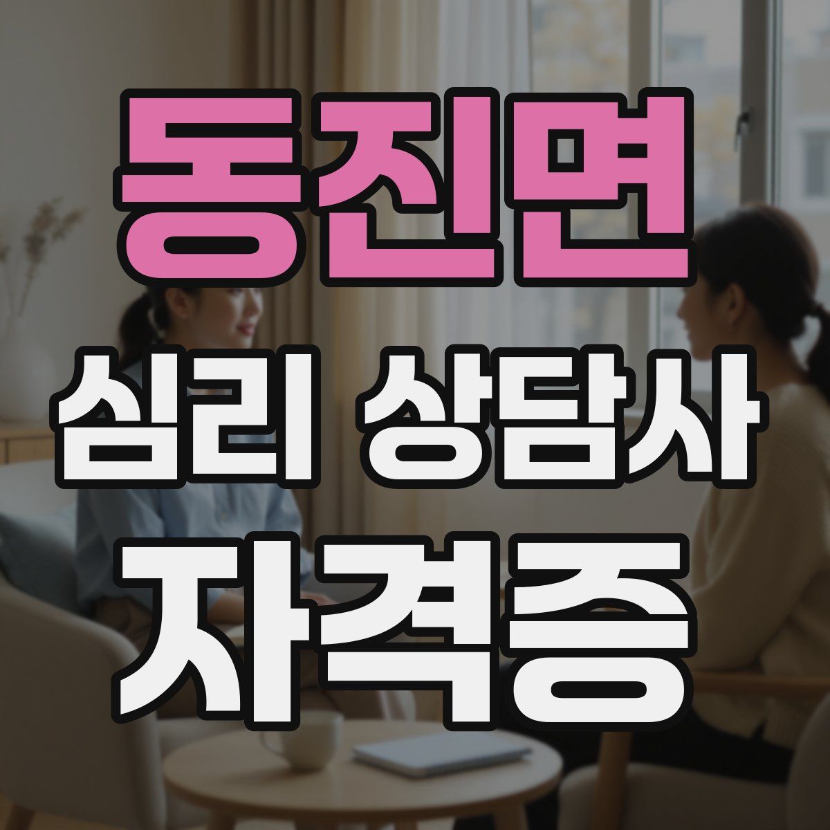 동진면 심리 상담사 자격증