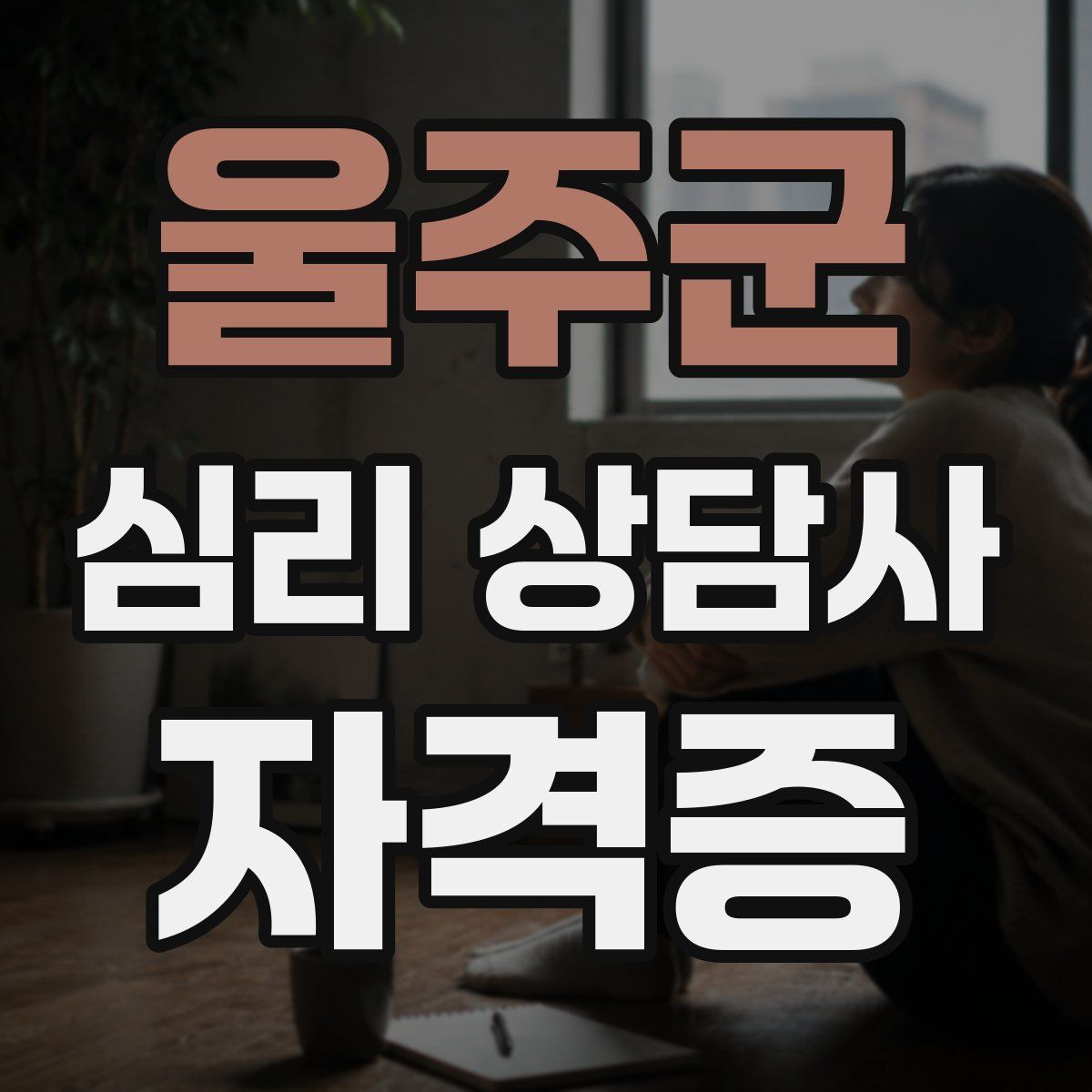 울주군 심리 상담사 자격증