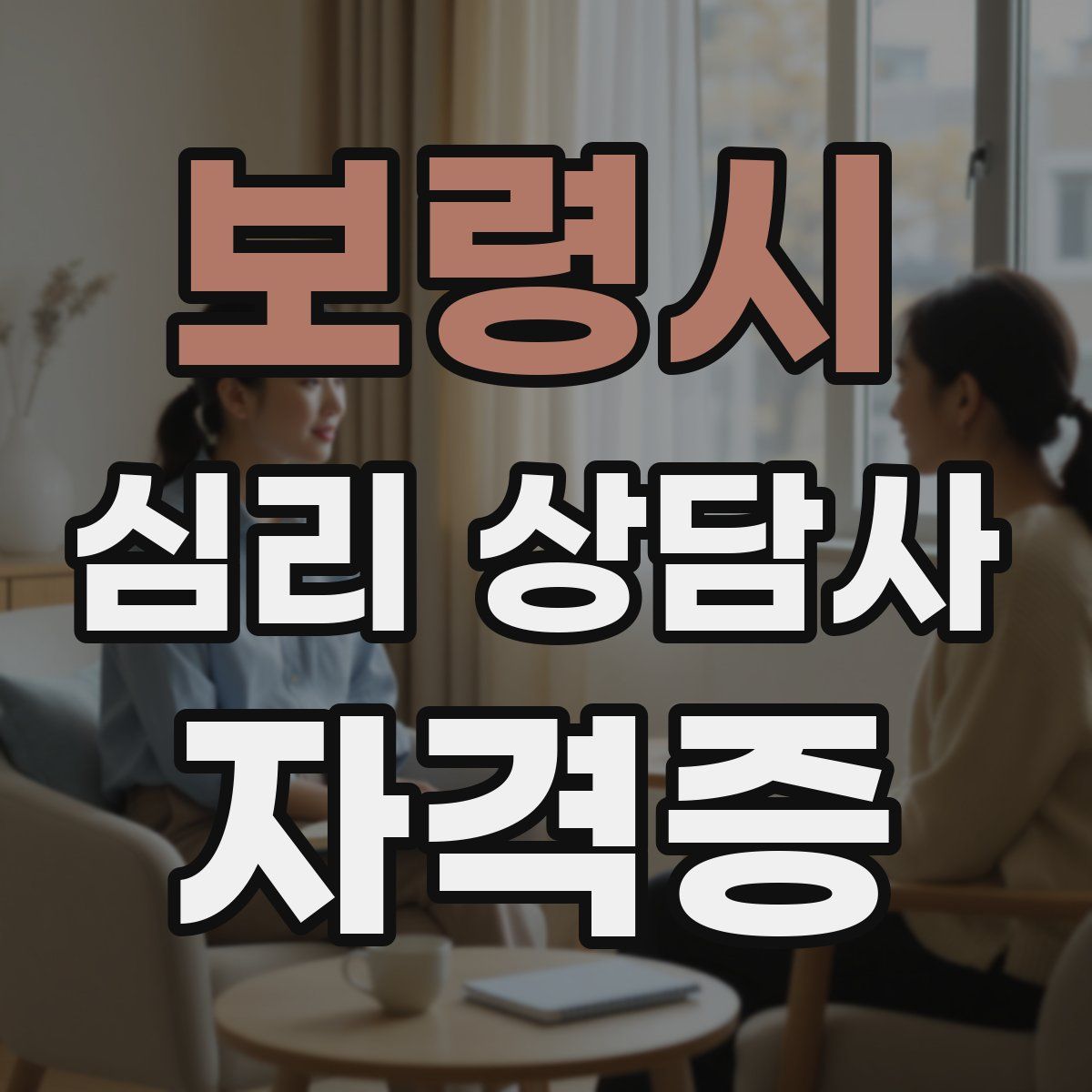 보령시 심리 상담사 자격증