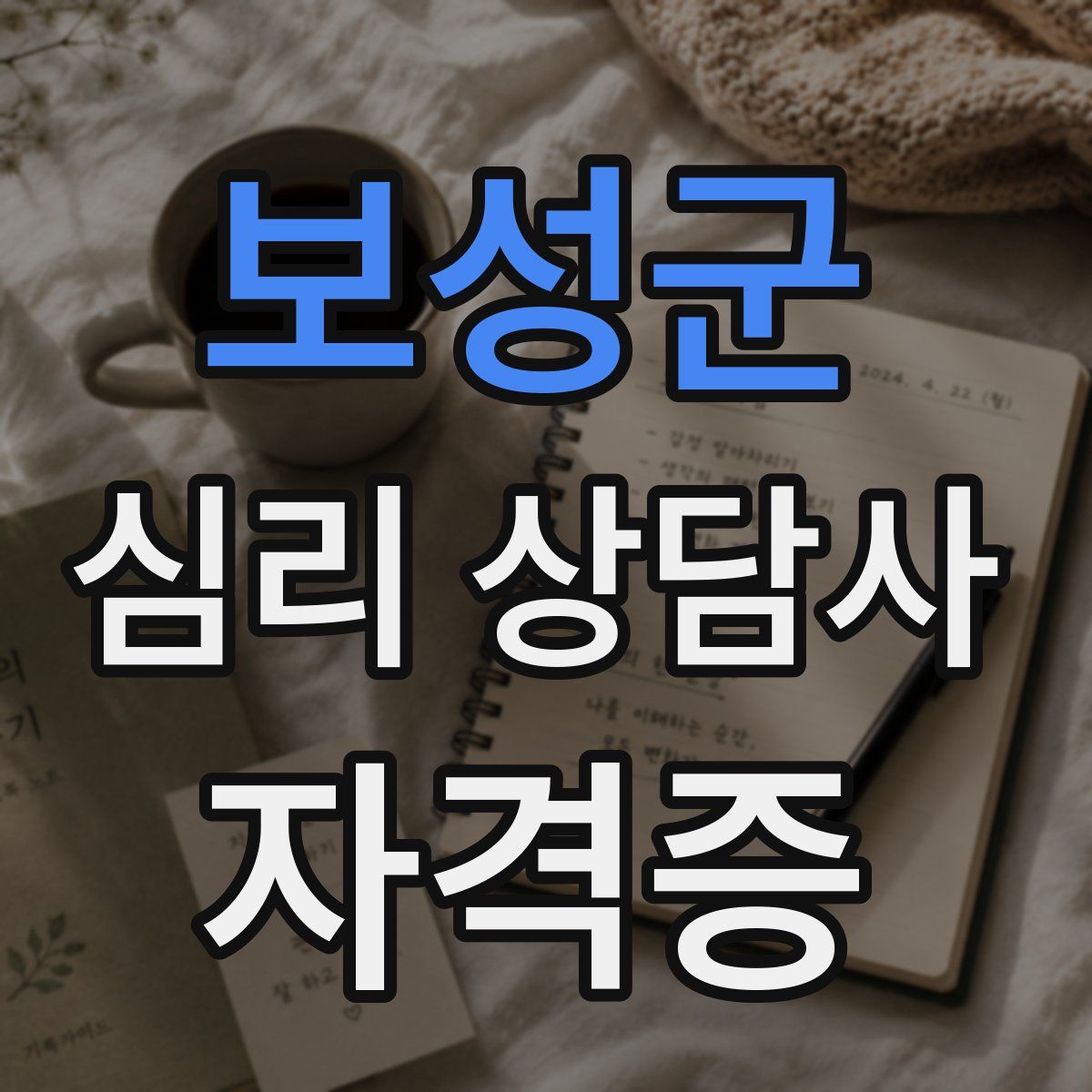 보성군 심리 상담사 자격증