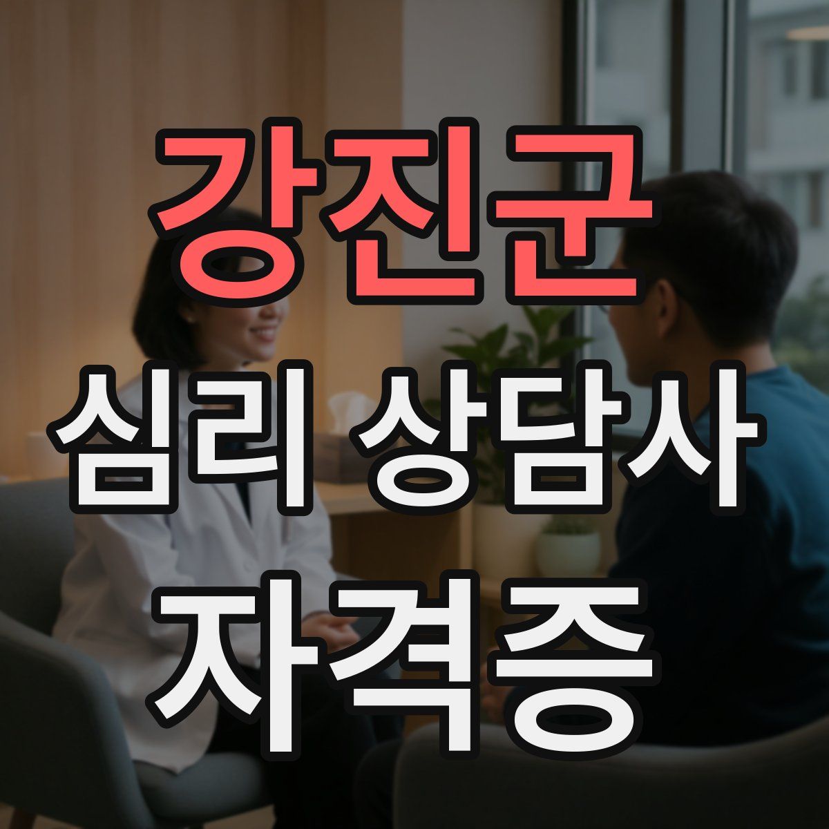 강진군 심리 상담사 자격증
