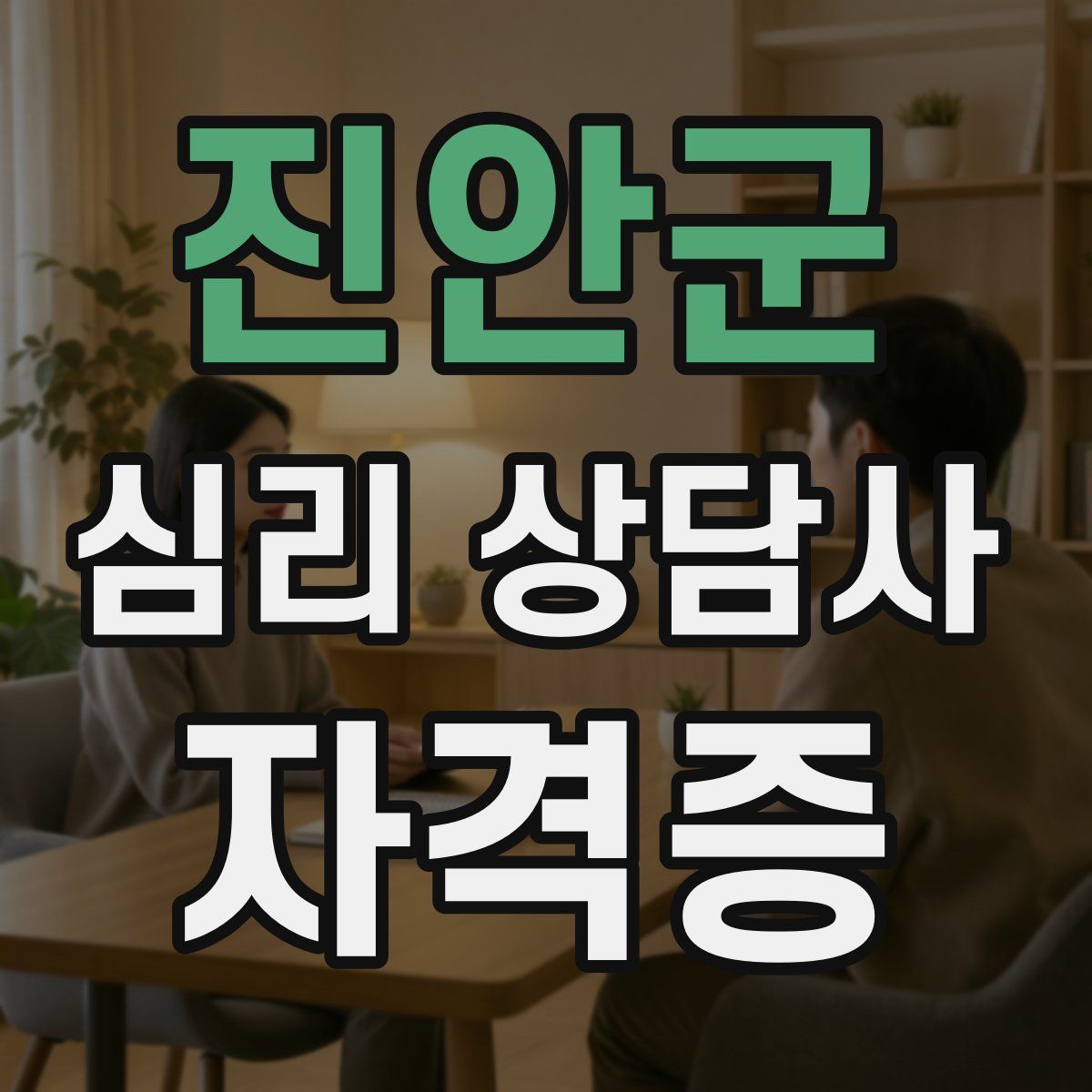 진안군 심리 상담사 자격증