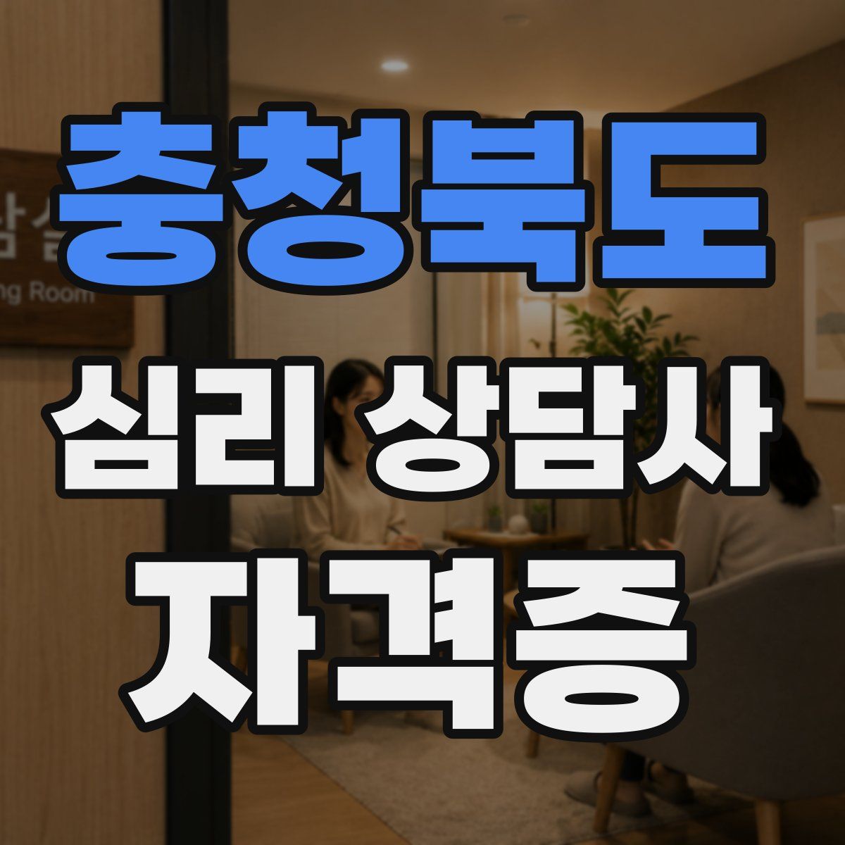 충청북도 심리 상담사 자격증