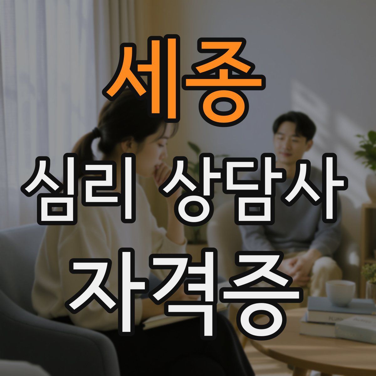 세종 심리 상담사 자격증