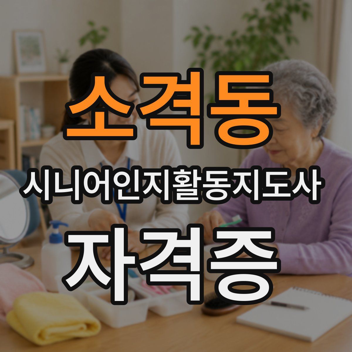 소격동 시니어인지활동지도사 자격증